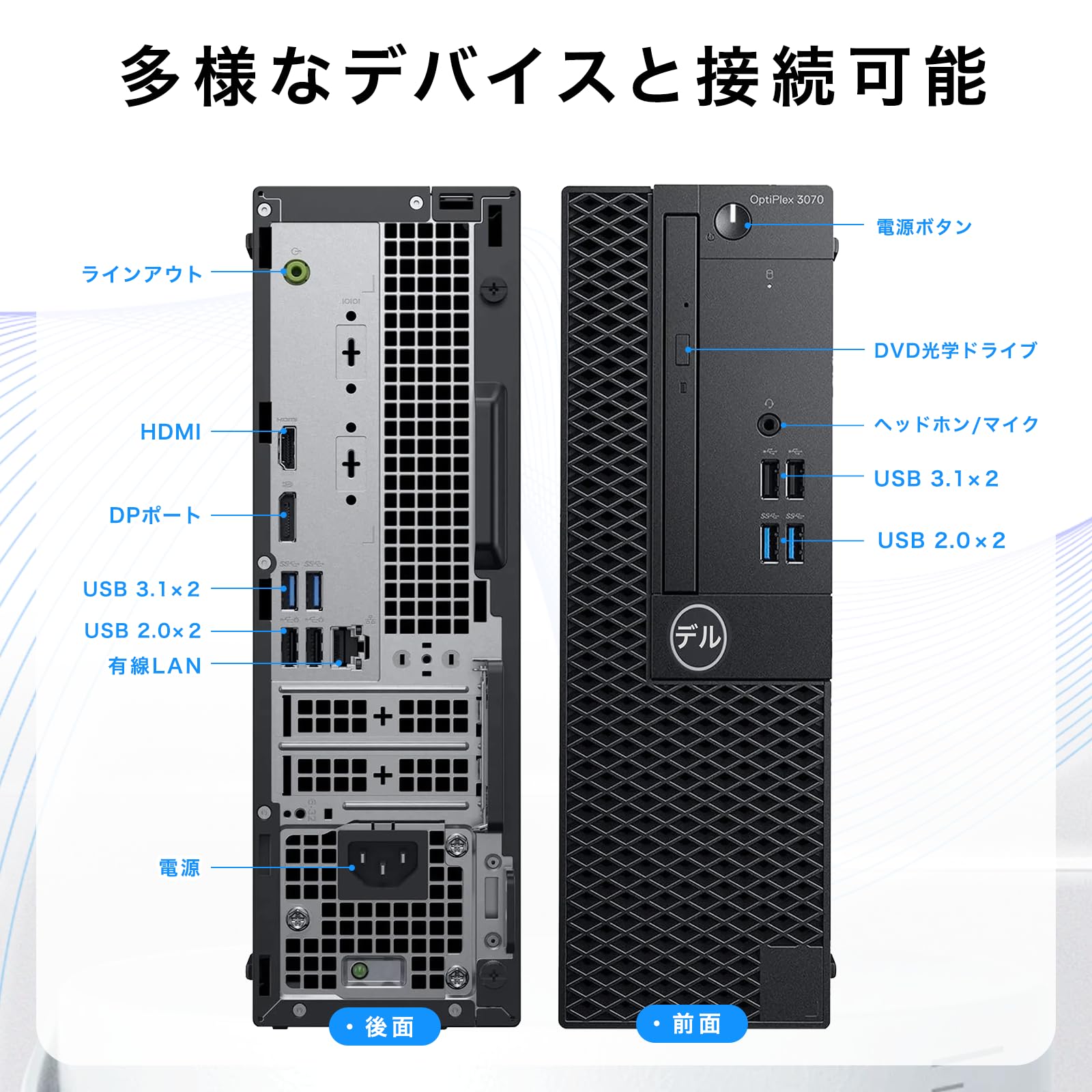 【Win11Pro搭載】DELL i5-9500 高速SSD256GB WiFi Amazon.co.jp: 【整備済み品】デル/デスクトップpc/OptiPlex 3070SFF